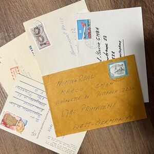 Set Of 5 German Envelopes